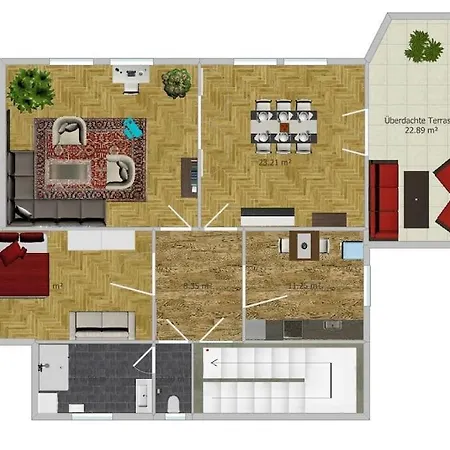 Neu Renovierte Altbauwohnung Im Herzen Von 100qm דירה *